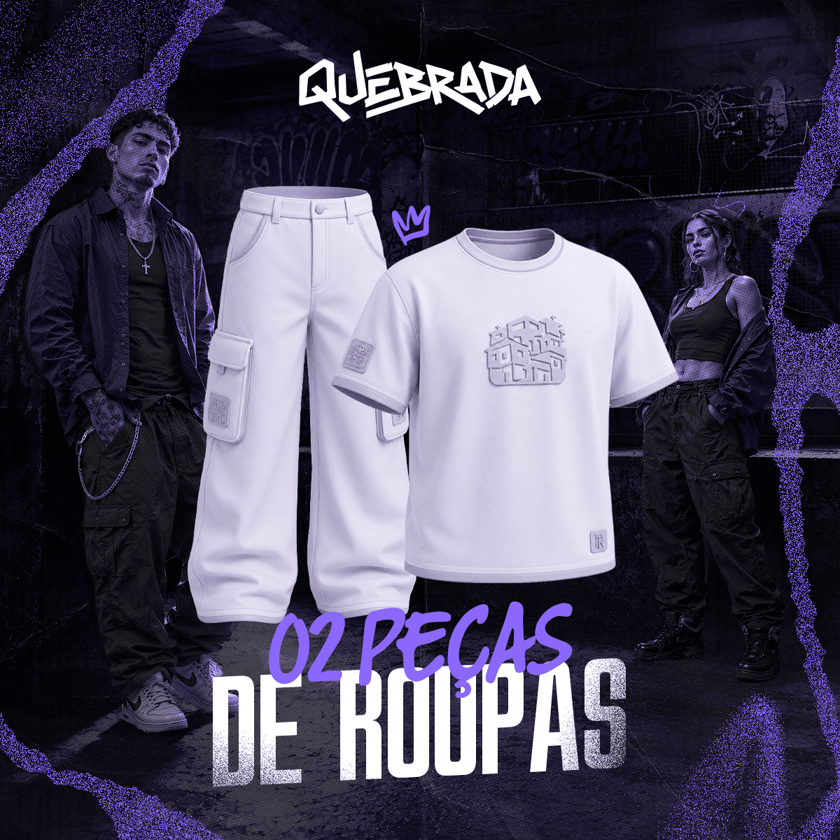 02 Peças de Roupas