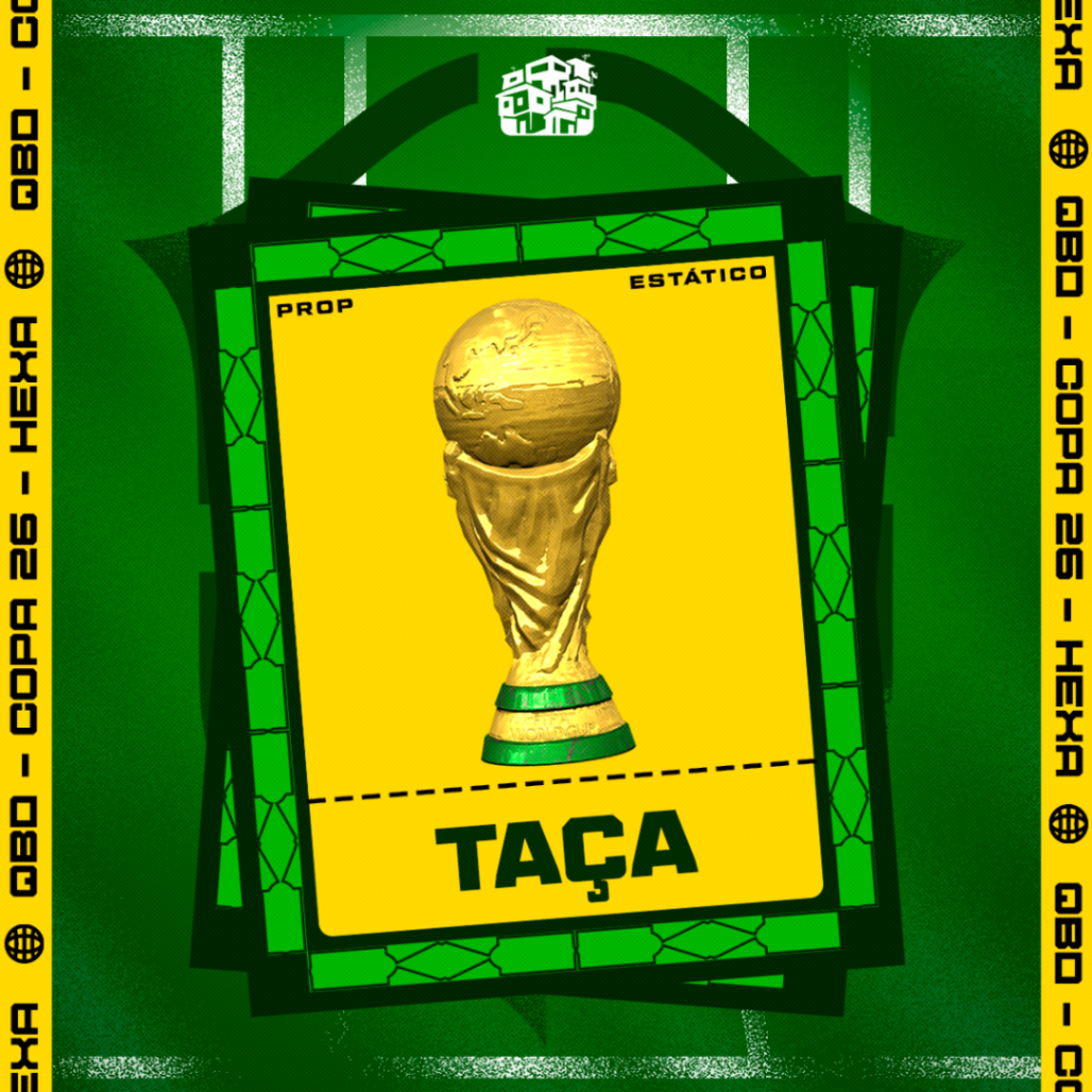Pelúcia Taça da Copa (Estática)