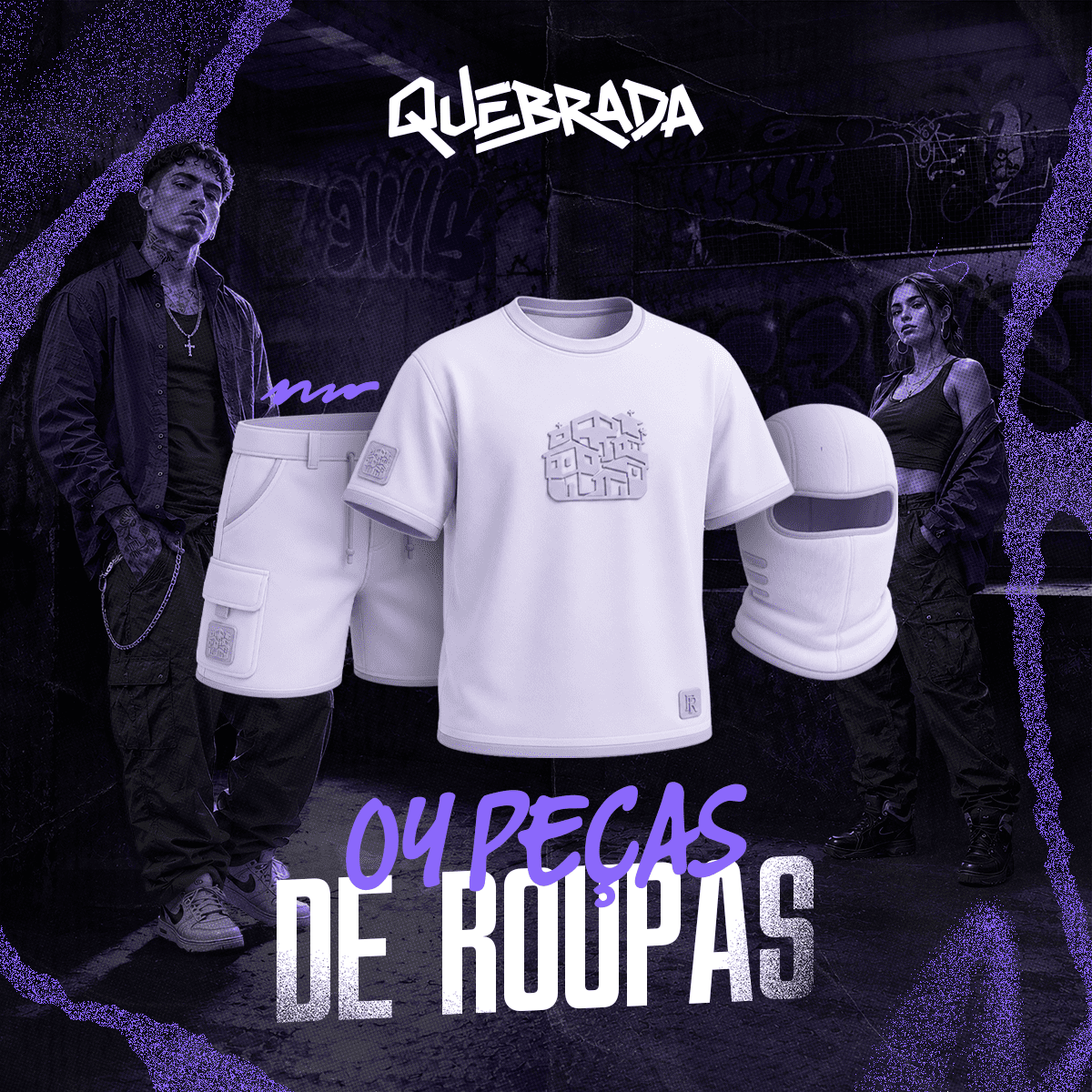 04 Peças de Roupas